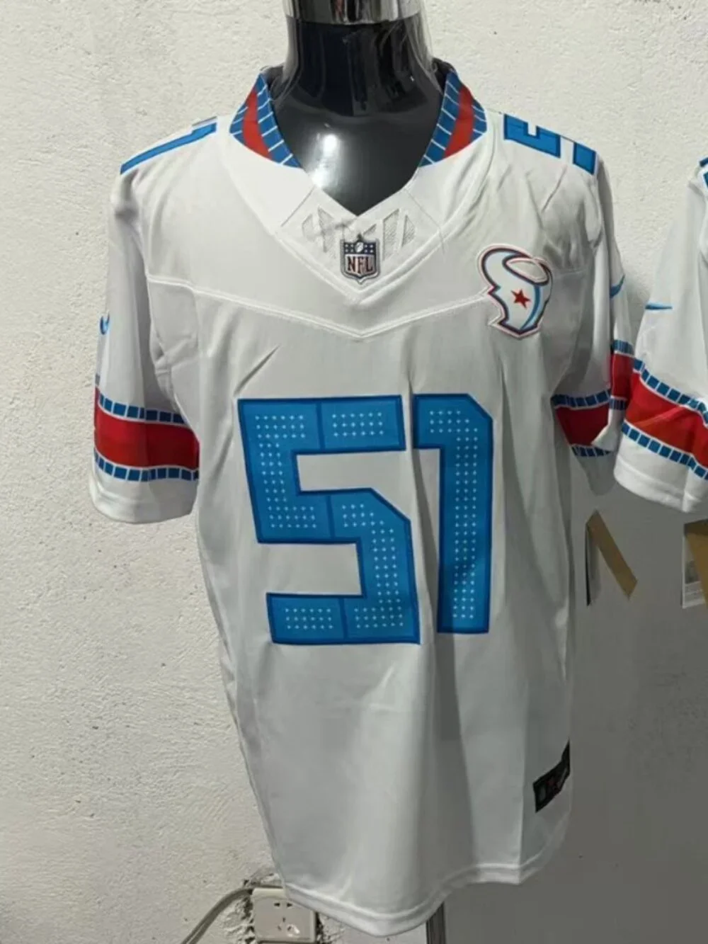 Houston Texans Anderson Jr #51 Men Stitched Football Jersey